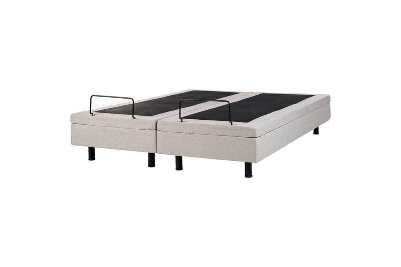 Dobbeltseng Duke Beige-Svart - Beige-Svart - Møbler - Senger - Sengeramme & sengestamme