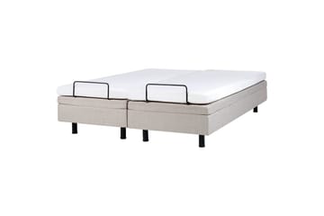 Dobbeltseng Duke Beige-Svart - Beige-Svart - Møbler - Senger - Sengeramme & sengestamme