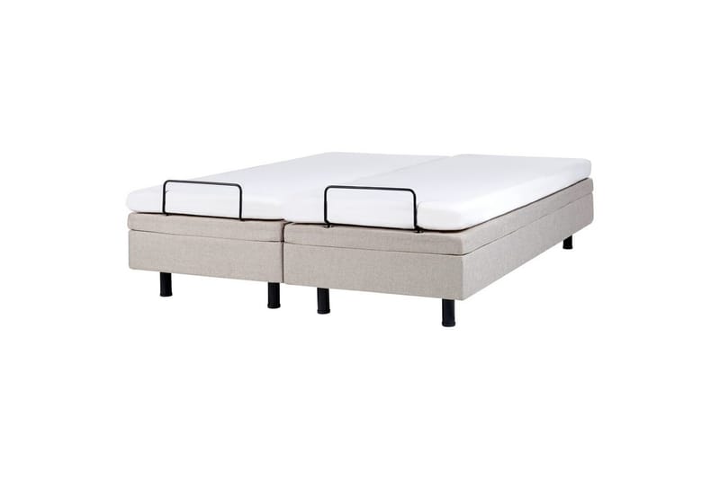 Dobbeltseng Duke Beige-Svart - Beige-Svart - Møbler - Senger - Sengeramme & sengestamme