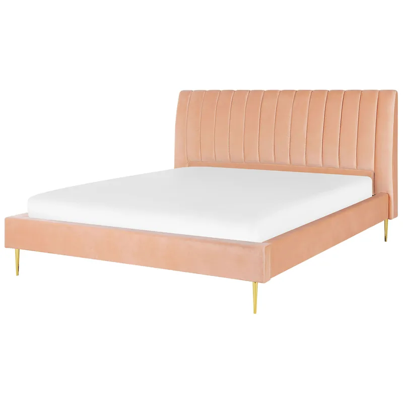 Dobbeltseng Marville 180x200 cm, Ferskenrosa
