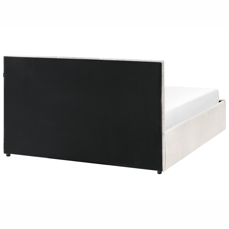 Dobbeltseng Massognes 140x200 cm - Off-White - Møbler - Senger - Senger med oppbevaring