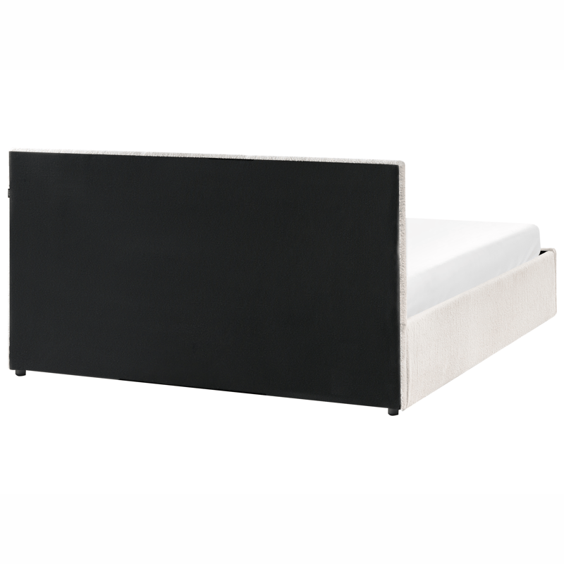 Dobbeltseng Massognes 160x200 cm - Off-White - Møbler - Senger - Senger med oppbevaring
