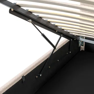 Dobbeltseng Massognes 180x200 cm - Beige - Møbler - Senger - Senger med oppbevaring