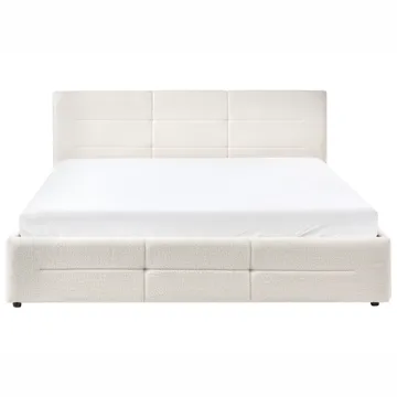 Dobbeltseng Massognes 180x200 cm - Off-White - Møbler - Senger - Senger med oppbevaring