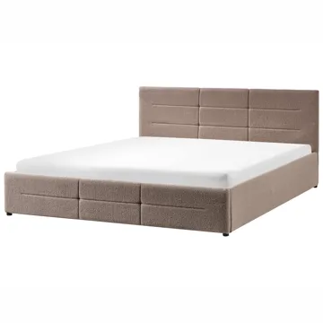 Dobbeltseng Massognes 180x200 cm - Taupe - Møbler - Senger - Senger med oppbevaring
