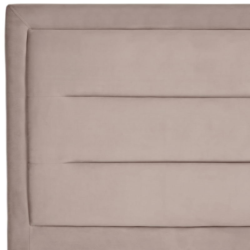 Dobbeltseng med lamellramme Rouen 140x200 cm - Taupe - Møbler - Senger - Sengeramme & sengestamme
