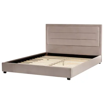 Dobbeltseng med lamellramme Rouen 180x200 cm - Taupe - Møbler - Senger - Sengeramme & sengestamme
