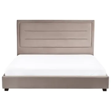 Dobbeltseng med lamellramme Rouen 180x200 cm - Taupe - Møbler - Senger - Sengeramme & sengestamme