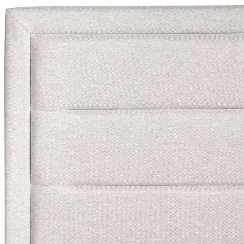 Dobbeltseng med oppbevaring Rouen 140x200 cm - Lys beige - Møbler - Senger - Senger med oppbevaring