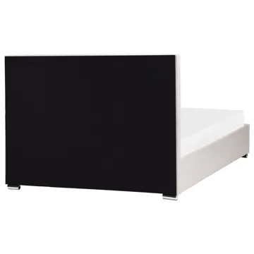 Dobbeltseng med oppbevaring Rouen 140x200 cm - Lys beige - Møbler - Senger - Senger med oppbevaring