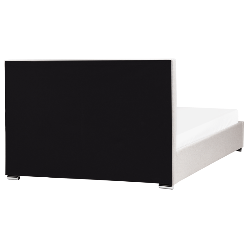 Dobbeltseng med oppbevaring Rouen 160x200 cm - Lys beige - Møbler - Senger - Senger med oppbevaring