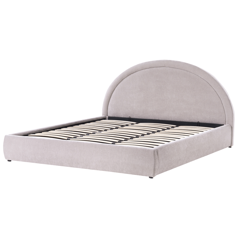 Dobbeltseng Mouzon 180x200 cm - Taupe - Møbler - Senger - Senger med oppbevaring