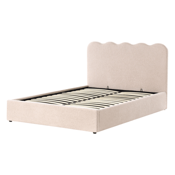 Dobbeltseng Nanterre 140x200 cm - Beige - Møbler - Senger - Senger med oppbevaring