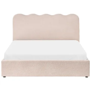 Dobbeltseng Nanterre 160x200 cm - Beige - Møbler - Senger - Senger med oppbevaring