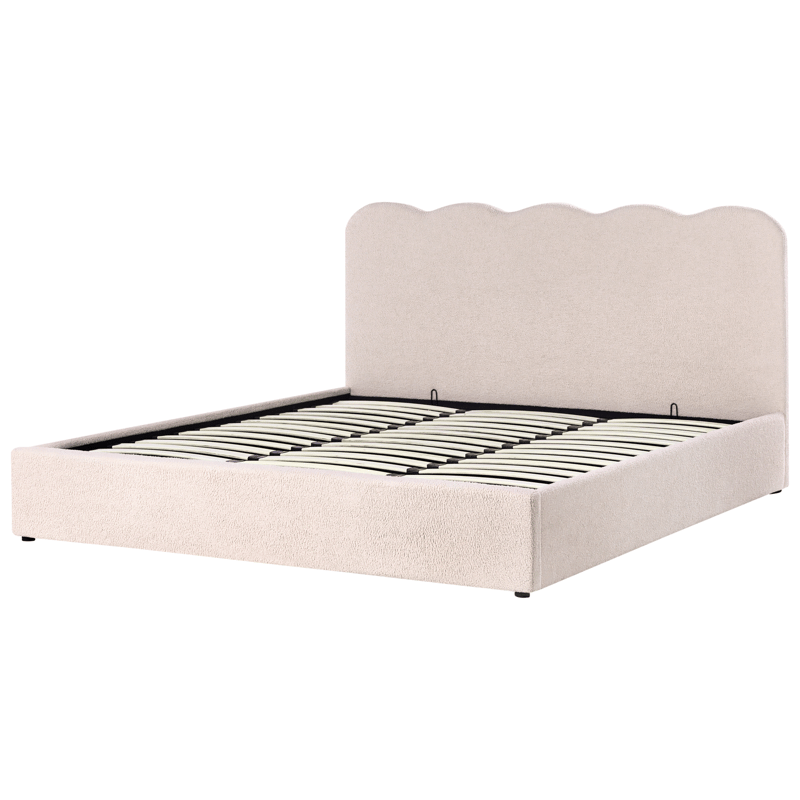 Dobbeltseng Nanterre 180x200 cm - Beige - Møbler - Senger - Senger med oppbevaring