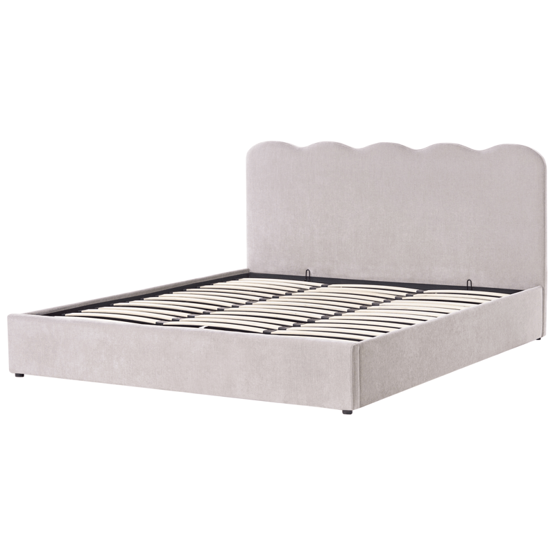 Dobbeltseng Nanterre 180x200 cm - Taupe - Møbler - Senger - Senger med oppbevaring