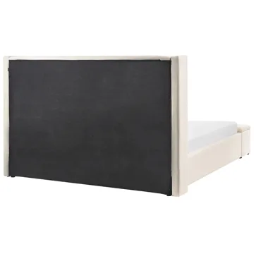 Dobbeltseng Noyers 180x200 cm - Off-White - Møbler - Senger - Senger med oppbevaring