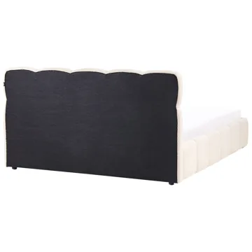Dobbeltseng Noyon 180x200 cm - Lys beige - Møbler - Senger - Senger med oppbevaring