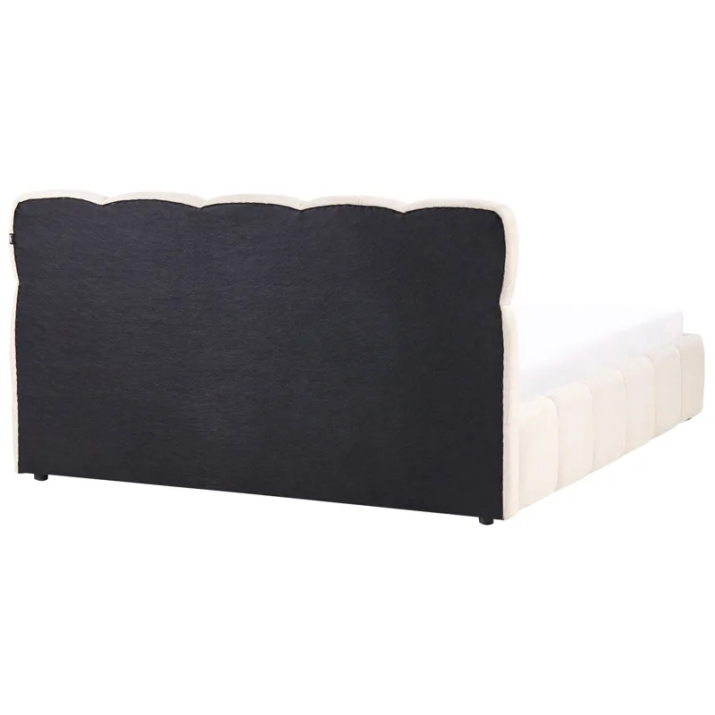 Dobbeltseng Noyon 180x200 cm - Lys beige - Møbler - Senger - Senger med oppbevaring