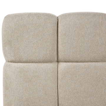 Dobbeltseng Noyon 180x200 cm - Taupe - Møbler - Senger - Senger med oppbevaring