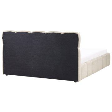 Dobbeltseng Noyon 180x200 cm - Taupe - Møbler - Senger - Senger med oppbevaring
