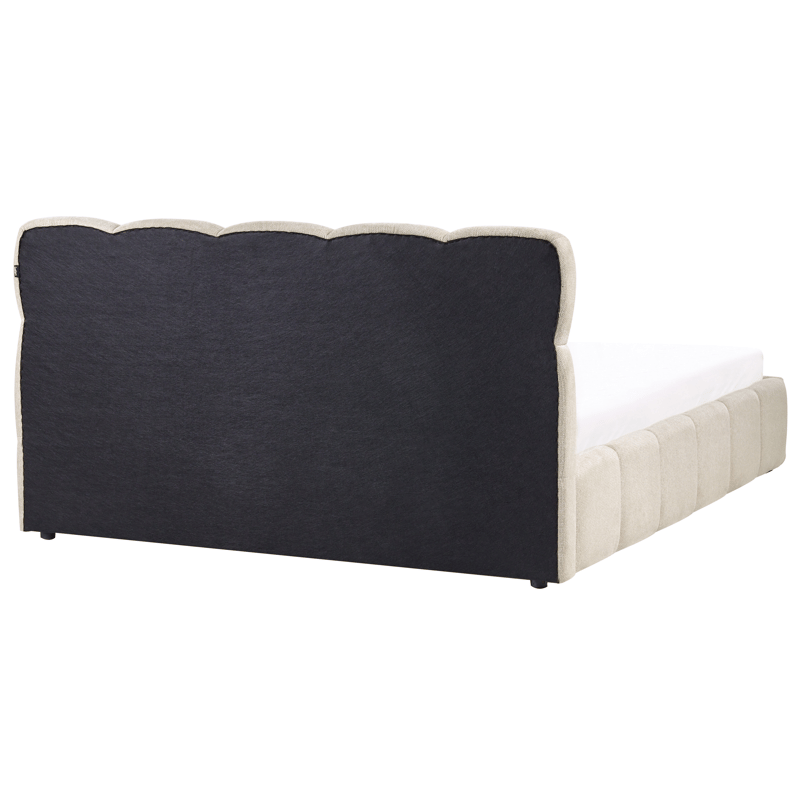 Dobbeltseng Noyon 180x200 cm - Taupe - Møbler - Senger - Senger med oppbevaring
