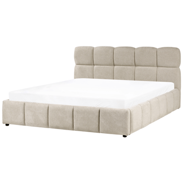 Dobbeltseng Noyon 180x200 cm - Taupe - Møbler - Senger - Senger med oppbevaring
