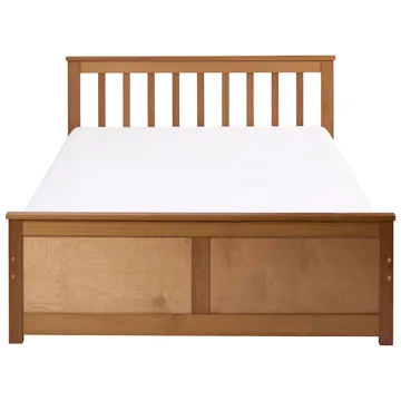 Dobbeltseng Olendon 120x200 - Brun - Møbler - Senger - Sengeramme & sengestamme