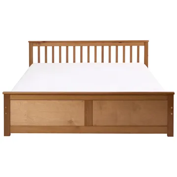 Dobbeltseng Olendon 180x200 - Brun - Møbler - Senger - Sengeramme & sengestamme