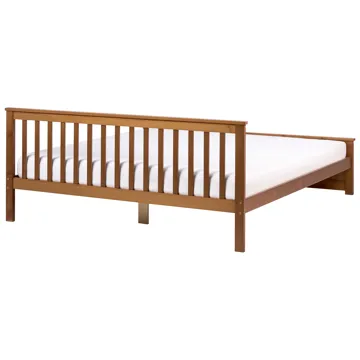Dobbeltseng Olendon 180x200 - Brun - Møbler - Senger - Sengeramme & sengestamme