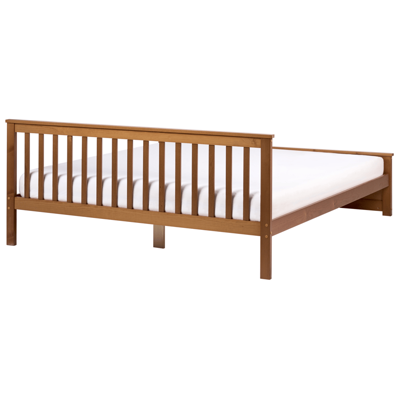 Dobbeltseng Olendon 180x200 - Brun - Møbler - Senger - Sengeramme & sengestamme