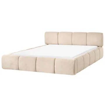 Dobbeltseng Orville 160x200 cm - Taupe - Møbler - Senger - Sengeramme & sengestamme