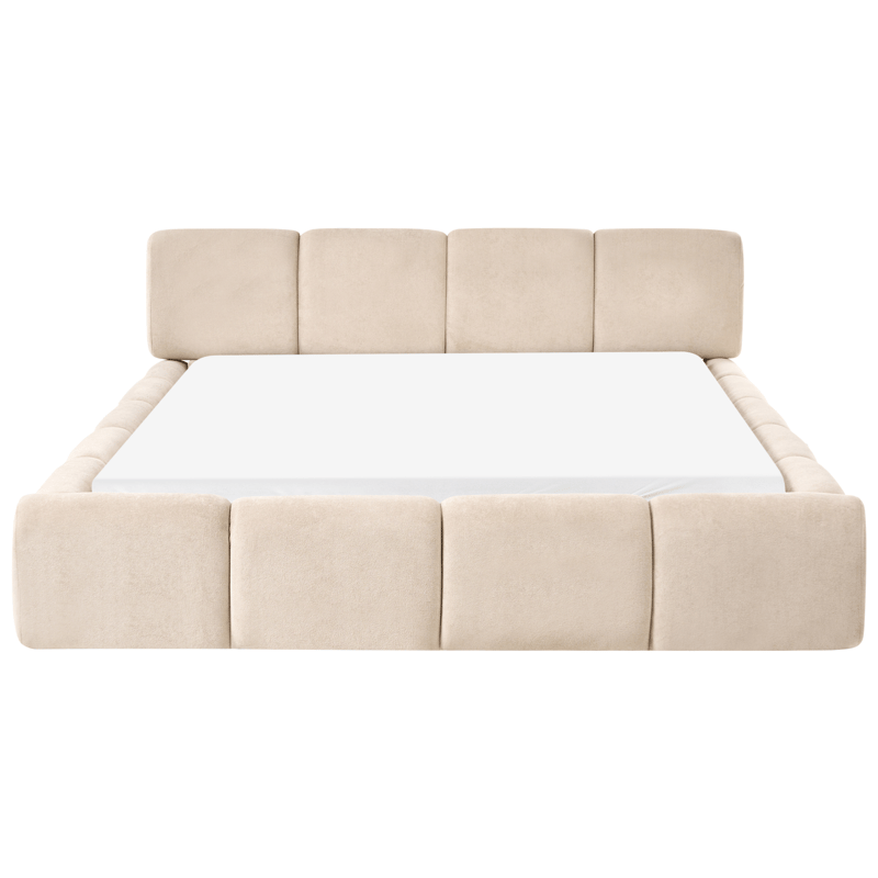 Dobbeltseng Orville 160x200 cm - Taupe - Møbler - Senger - Sengeramme & sengestamme