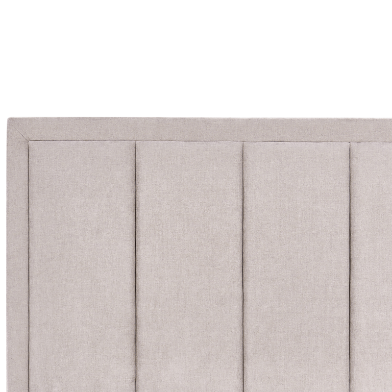 Dobbeltseng Quiberon 160x200 cm - Taupe - Møbler - Senger - Senger med oppbevaring