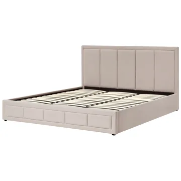 Dobbeltseng Quiberon 180x200 cm - Beige - Møbler - Senger - Senger med oppbevaring