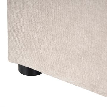 Dobbeltseng Quillien 180x200 cm - Lys beige - Møbler - Senger - Senger med oppbevaring