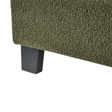 Dobbeltseng Roanne 160x200 cm - Mørkegrønn - Møbler - Senger - Sengeramme & sengestamme