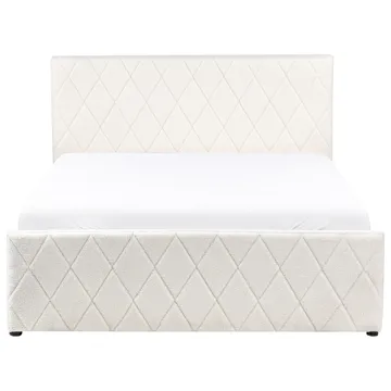 Dobbeltseng Rochefort 140x200 cm - Off-white - Møbler - Senger - Senger med oppbevaring