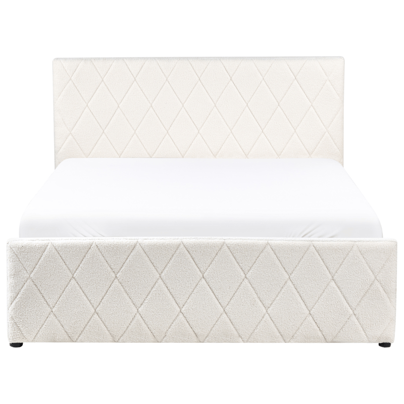 Dobbeltseng Rochefort 140x200 cm - Off-white - Møbler - Senger - Senger med oppbevaring