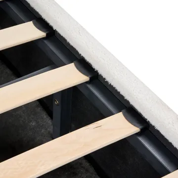 Dobbeltseng Rochefort 140x200 cm - Off-white - Møbler - Senger - Senger med oppbevaring