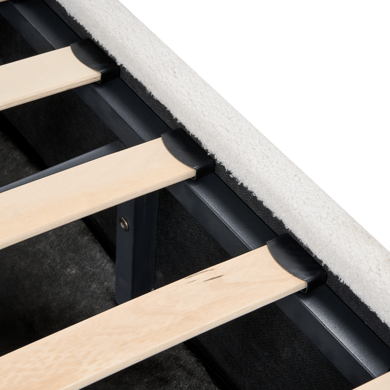 Dobbeltseng Rochefort 140x200 cm - Off-white - Møbler - Senger - Senger med oppbevaring