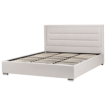 Dobbeltseng Rouen 180x200 cm - Lys beige - Møbler - Senger - Senger med oppbevaring