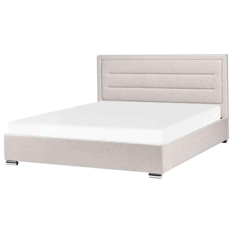 Dobbeltseng Rouen 180x200 cm - Lys beige - Møbler - Senger - Senger med oppbevaring
