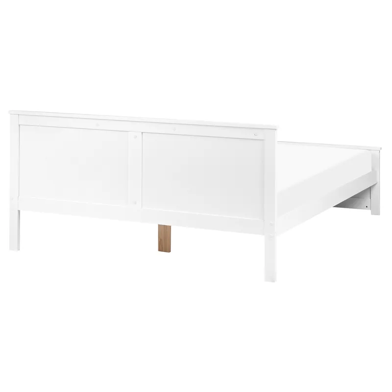 Dobbeltseng Sabran 160x200 - Hvit - Møbler - Senger - Sengeramme & sengestamme