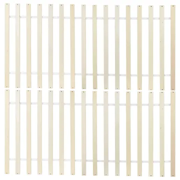 Dobbeltseng Sabran 160x200 - Hvit - Møbler - Senger - Sengeramme & sengestamme