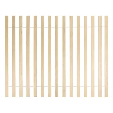 Dobbeltseng Salernas 180x200 cm - Lysebrun - Møbler - Senger - Sengeramme & sengestamme