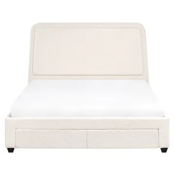 Dobbeltseng Sardent 160x200 - Off-white - Møbler - Senger - Senger med oppbevaring