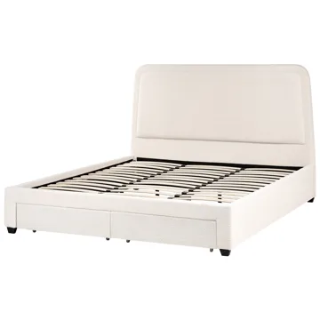 Dobbeltseng Sardent 180x200 - Off-White - Møbler - Senger - Senger med oppbevaring