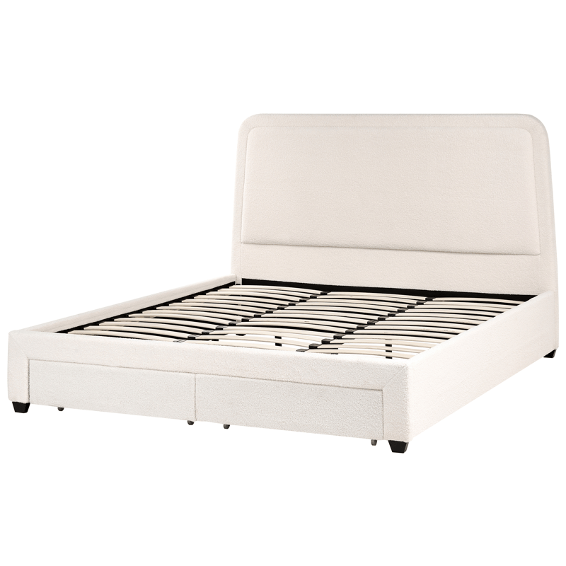 Dobbeltseng Sardent 180x200 - Off-White - Møbler - Senger - Senger med oppbevaring