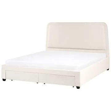 Dobbeltseng Sardent 180x200 - Off-White - Møbler - Senger - Senger med oppbevaring
